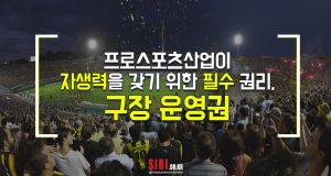 프로스포츠산업이 자생력을 갖기 위한 필수 권리, 구장 운영권