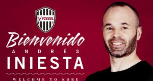 이니에스타, 일본 J리그 비셀 고베 입단