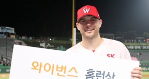 ‘9홈런+23타점’ SK 로맥, KBO리그 7월 MVP 선정