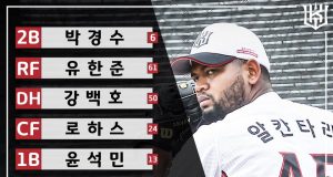 kt-KIA 라인업 공개, 알칸타라-터너 선발 맞대결