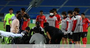 ’천만다행’ 광주FC 김효기, 큰 부상 아니다