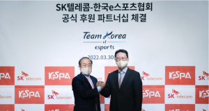 SKT, KeSPA와 공식 후원 파트너십 계약…”아시안게임 선전 기대”
