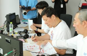 허구연 총재 퓨처스리그 이천 고양-LG 특별 해설 진행