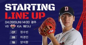 두산베어스의 믿고보는 선발투수 ‘곽빈’