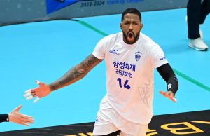 도드람 2023~2024 V-리그 1라운드 MVP 삼성화재 요스바니, 정관장 메가