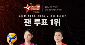 V리그 올스타전 40인 선정… ‘김연경ㆍ신영석 최다득표’