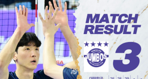 대한항공, 4년 연속 통합 우승까지 단 1승