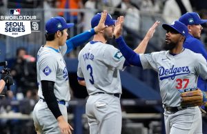 사상 첫 서울시리즈 ‘LA다저스 오타니 쐐기타’ 5-2 샌디에이고에 역전승…