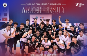남자배구, AVC 챌린지컵 3위로 마침표
