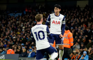 맨시티 충격의 ‘5연패’, 안방에서 토트넘에게 0-4 완패