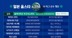 WKBL 올스타전, 일본 올스타 선수단 확정