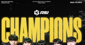 최고의 한 해를 보낸 BNK FearX