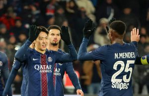 ‘왼발 발리 한 방’ 이강인, 1년 만의 리그골 … PSG 1위 굳건